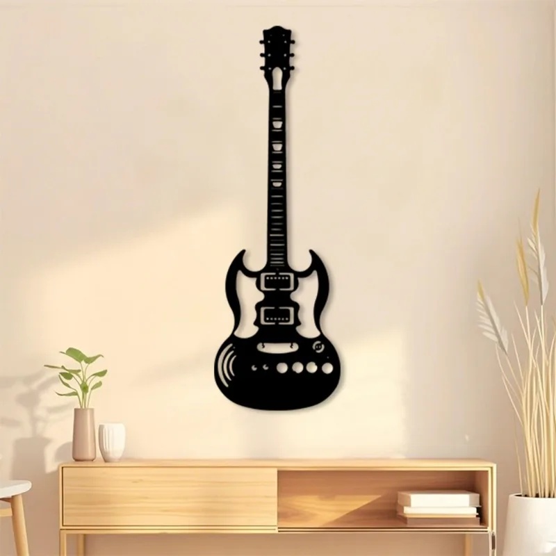 Marka 3D Metal Gitar Duvar San - Home Bar Lounge incelemesi ve fiyatı